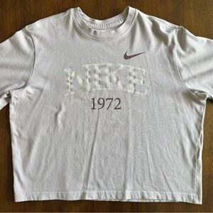 Nike Graphic 1972 Tee with Mauve Swoosh